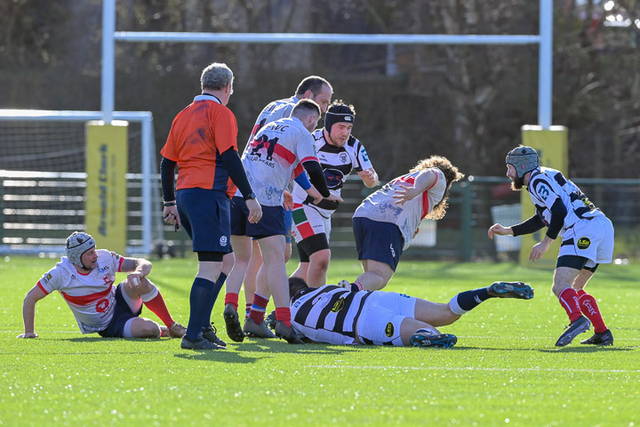 22 February 2025. GHA Auld Barbarians v Kilmarnock Polar Bears